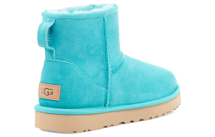 (WMNS) UGG Classic Mini II Boot Snow Boots Blue 1016222-CRWT