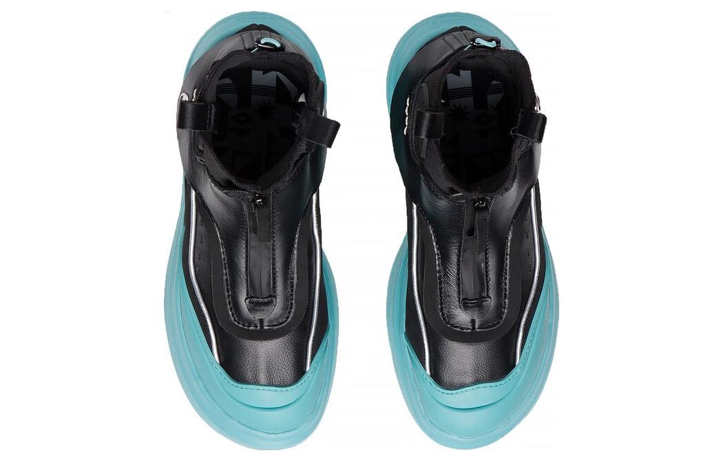 (WMNS) Li-Ning Puff High 'Black Blue' AZGS112-2
