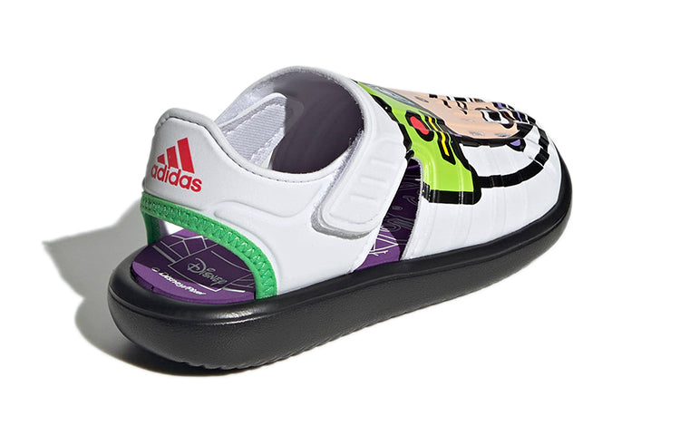 (PS) adidas Water Sandals x Disney 'White Black Green' GY5440