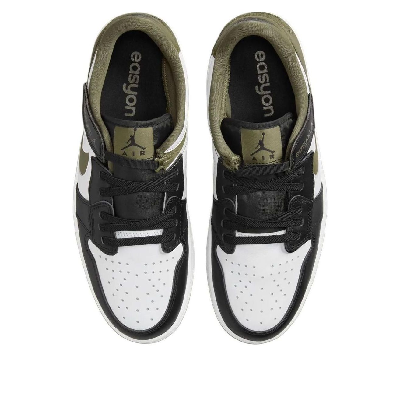 Air Jordan 1 Low EasyOn 'White Black Medium Olive' DM1206-102