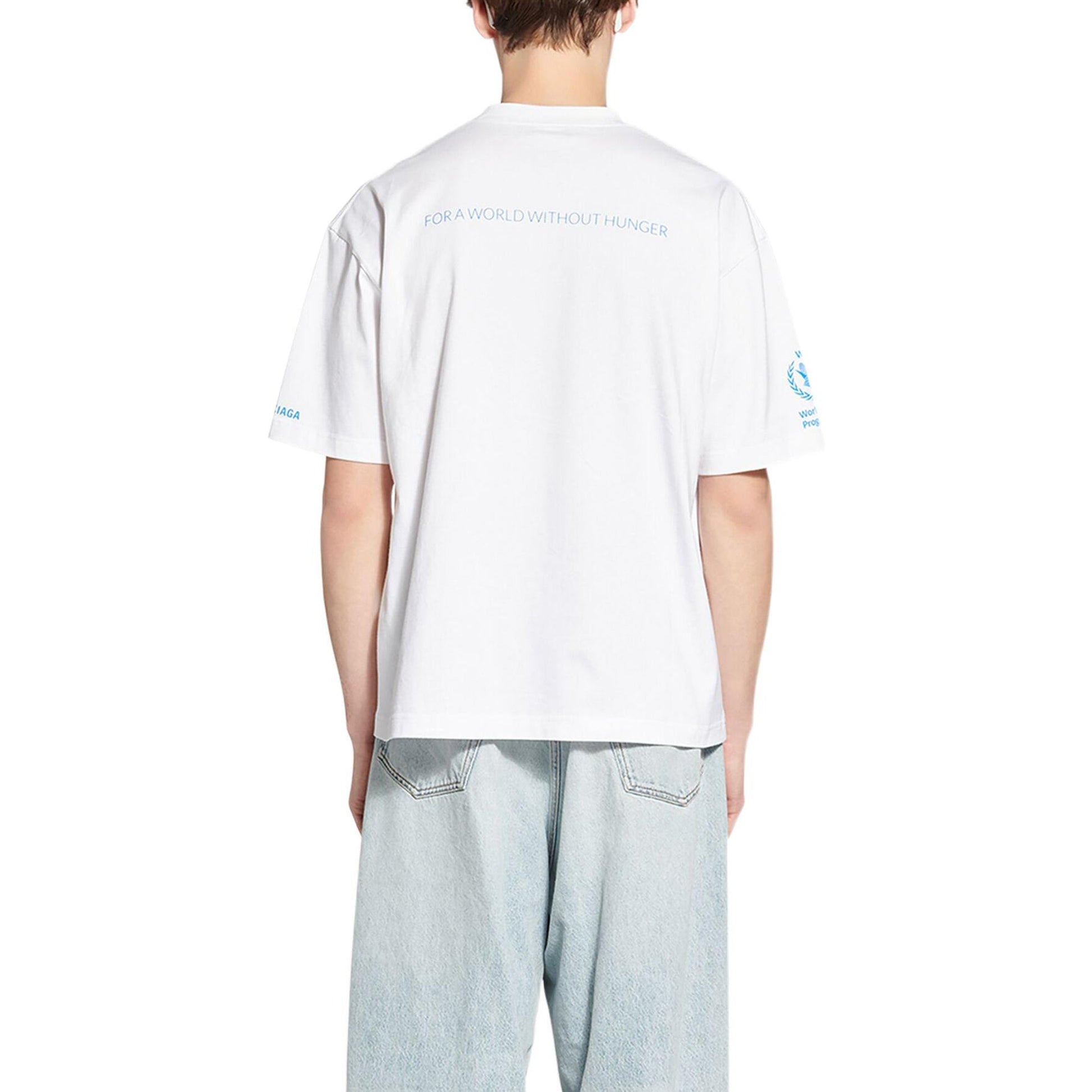 Balenciaga x WFP T-Shirt Medium Fit 'White' 612966TMVL29086