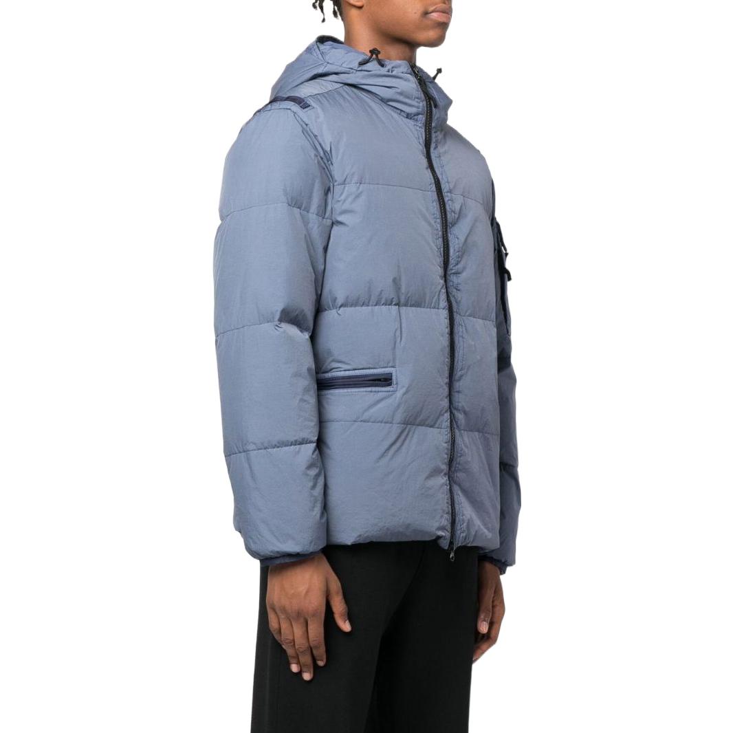 STONE ISLAND Crinkle Reps Down Jacket 'Dark Blue' 771540223-V0024
