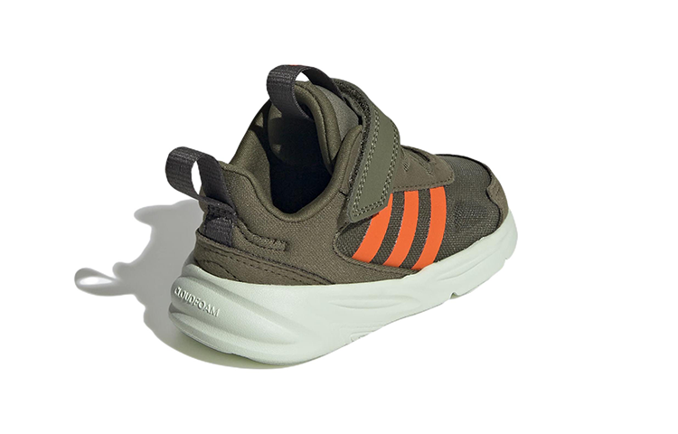 (TD) adidas Ozelle Running Shoes 'Olive Green Orange' GW1556