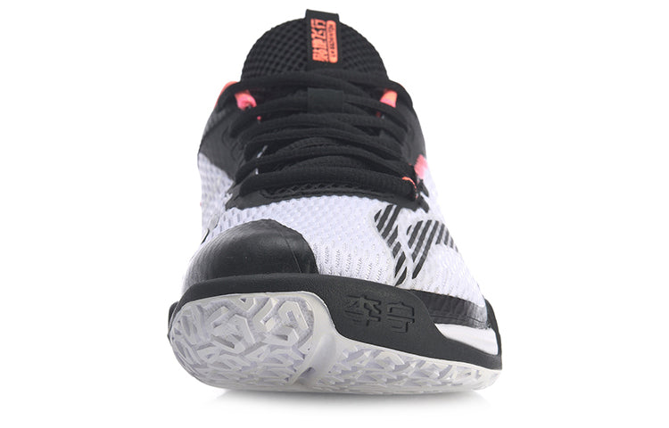 (WMNS) Li-Ning Ground Flying Lite 'Black White Orange' AYTQ022-1