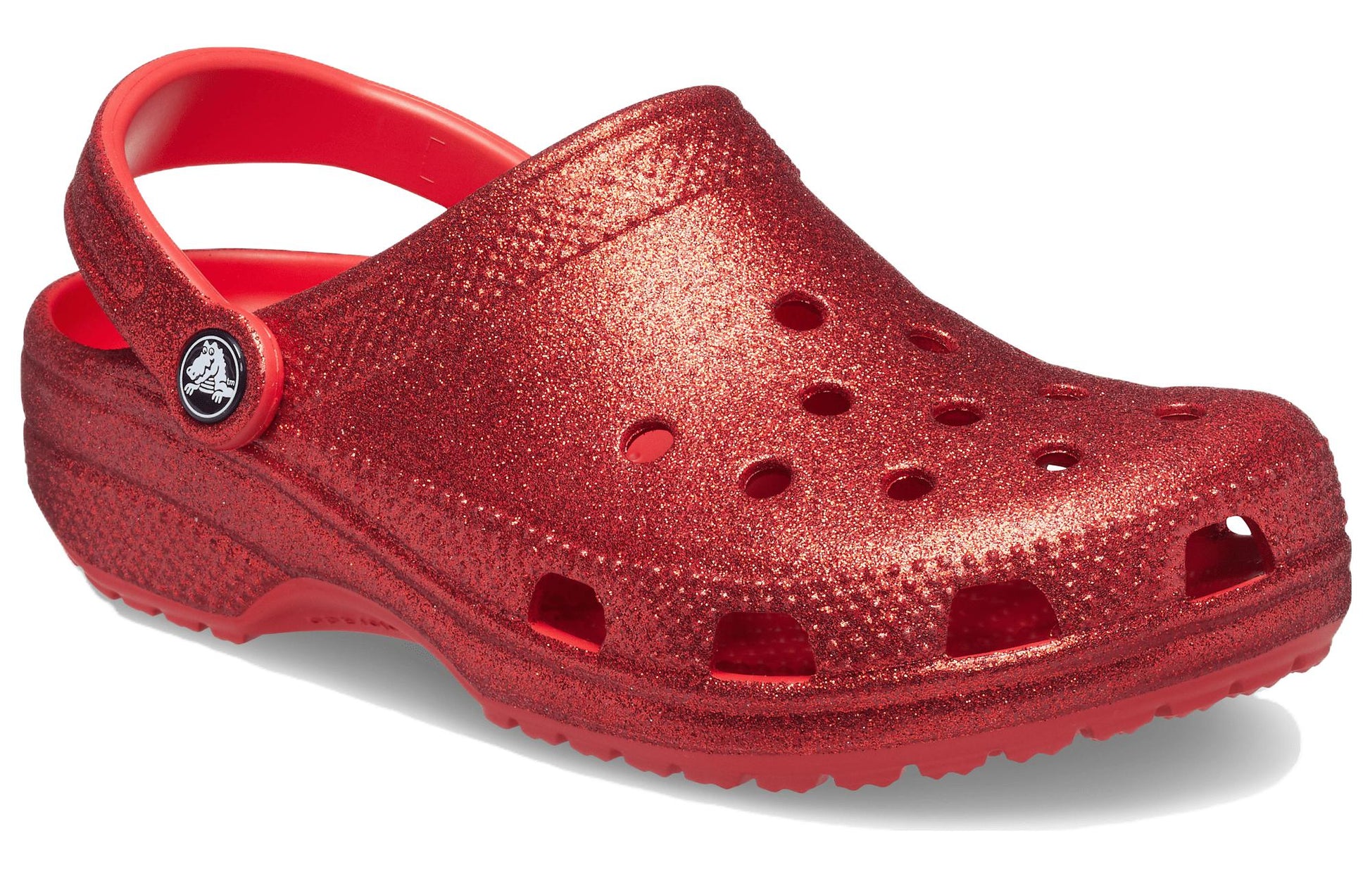Crocs Classic Glitter Clogs 'Flame' 205942-8C1
