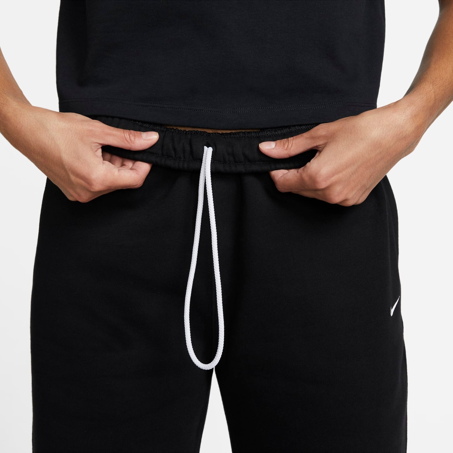 (WMNS) Nike Solo Swoosh Sweatpants 'Black' CW5565-010