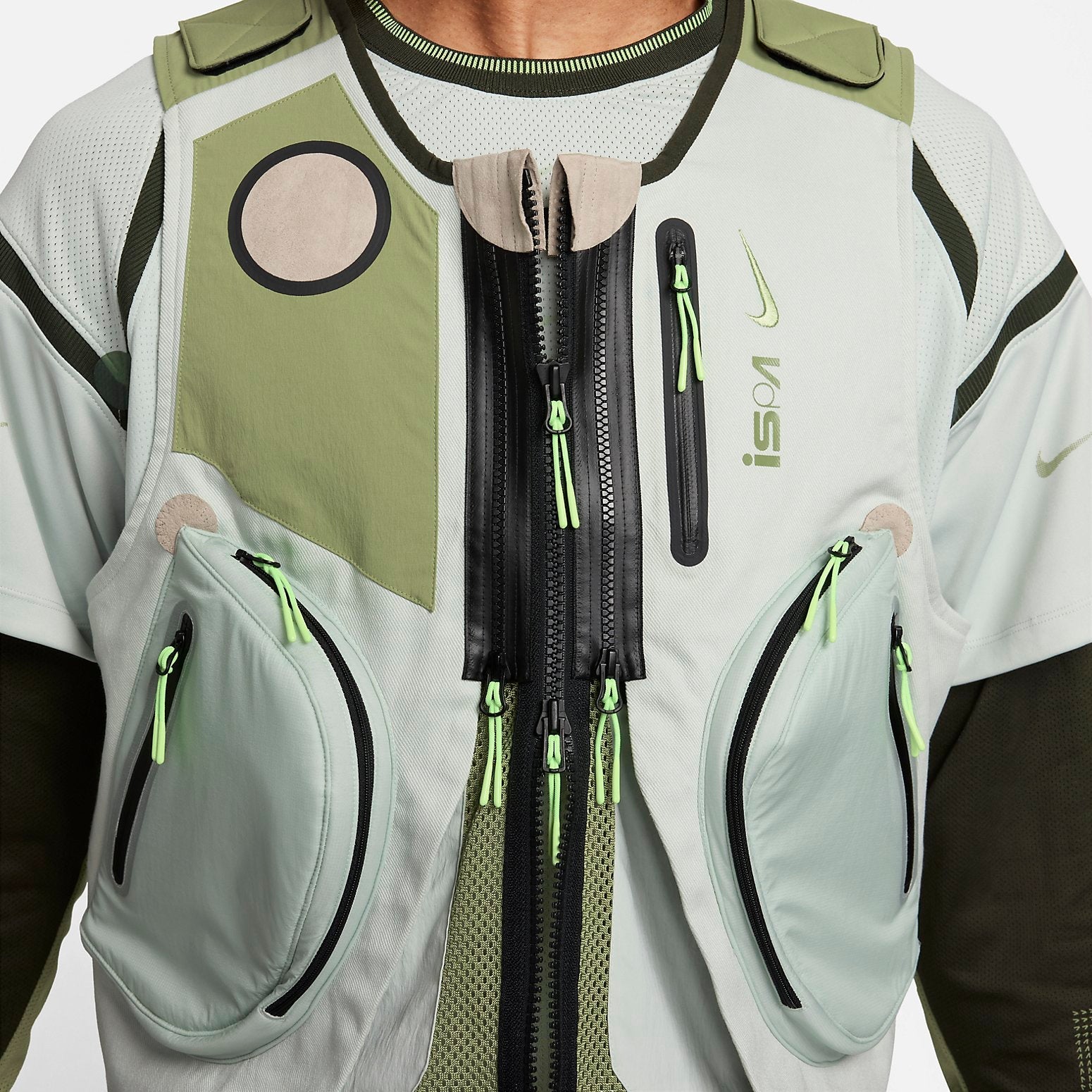 Nike ISPA Gilet 2.0 Vest 'Grey Green' FB2376-034
