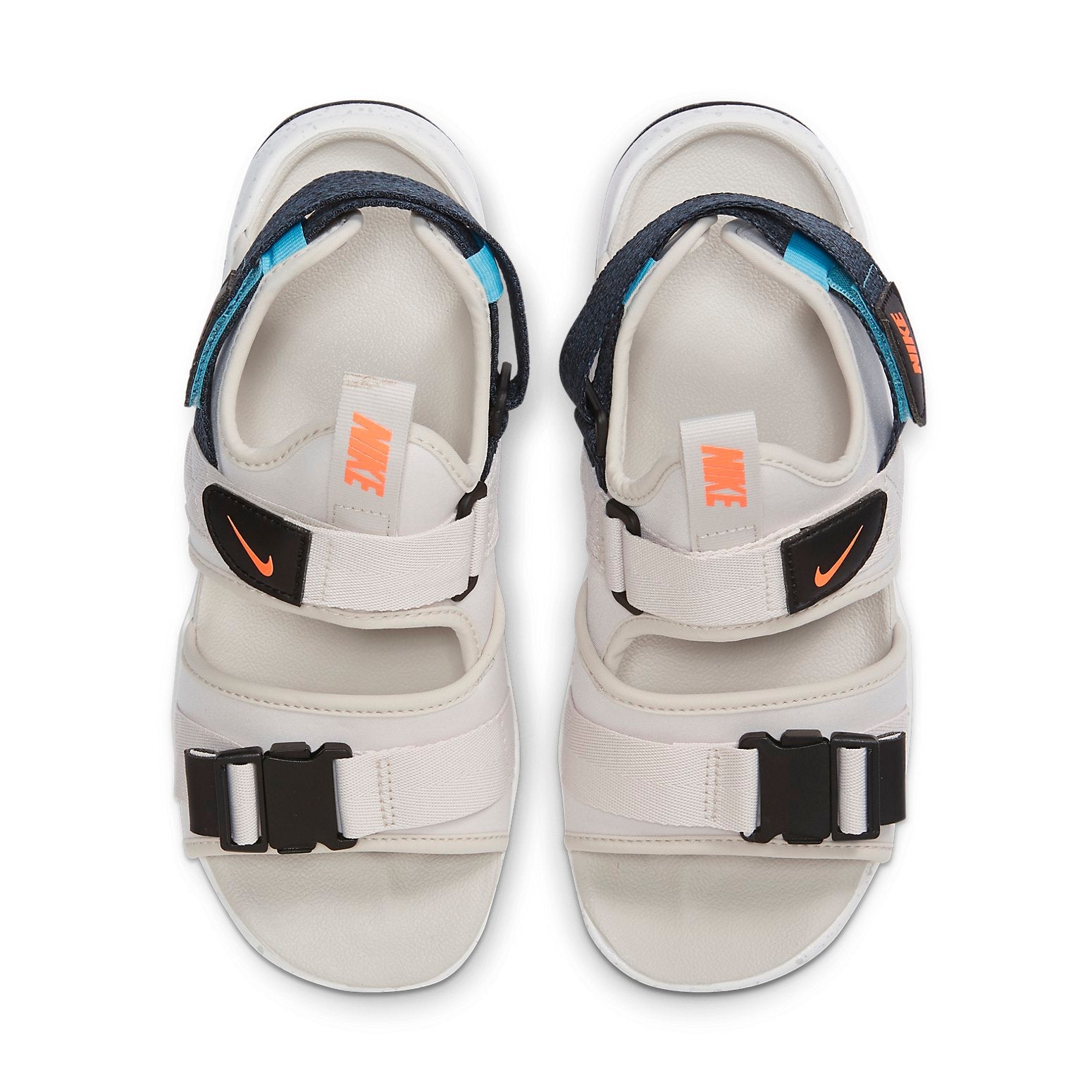(WMNS) Nike Outdoor Open Toe Sports Sandals Beige 'Desert Sand Lagoon Pulse Black' CV5515-004