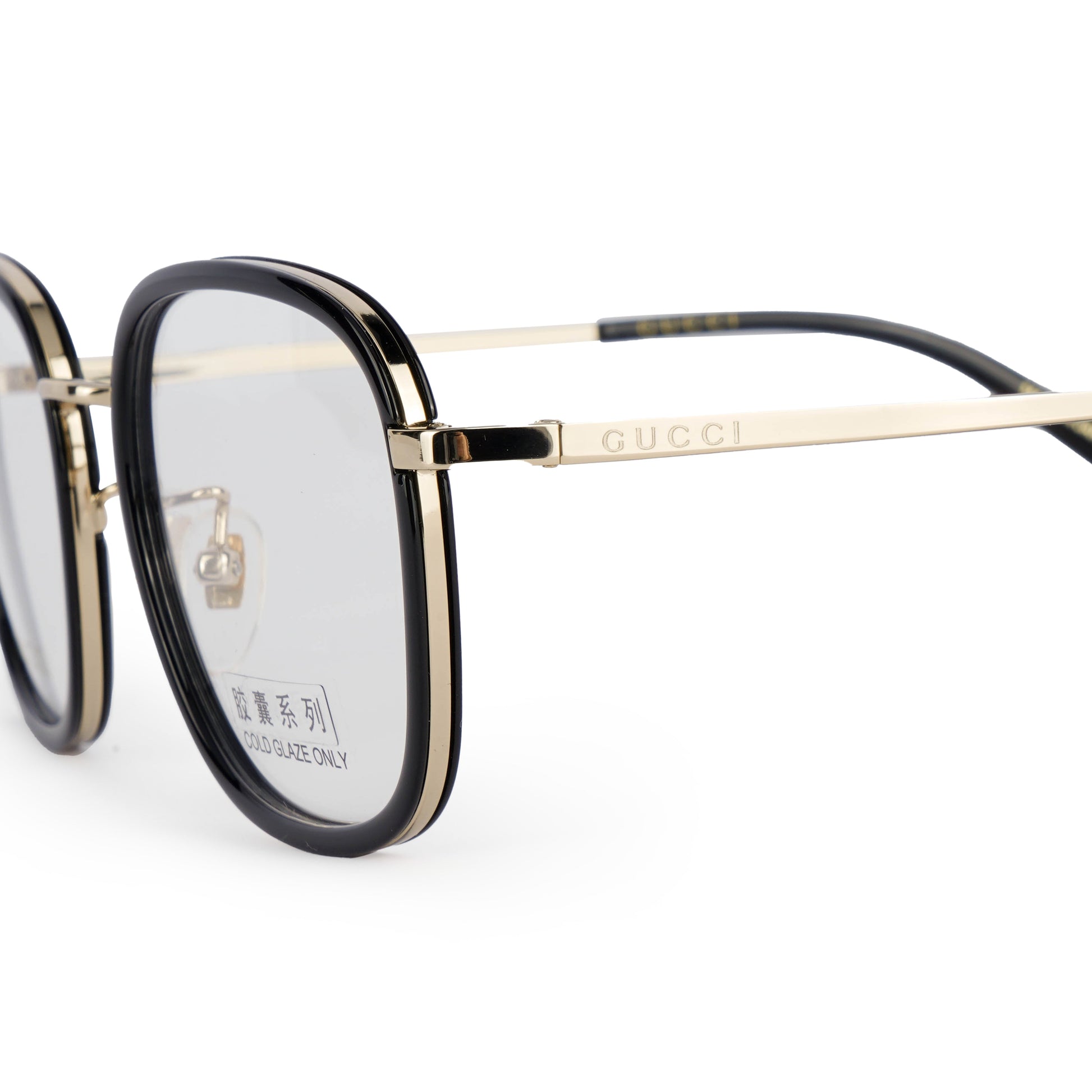 Gucci Optical Frame Black Gold Color GG0955OA-001