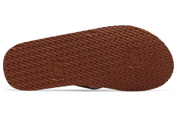 New Balance 6078 Series Classic Thong Minimalistic Casual Flip-Flops Brown M6078BRGM