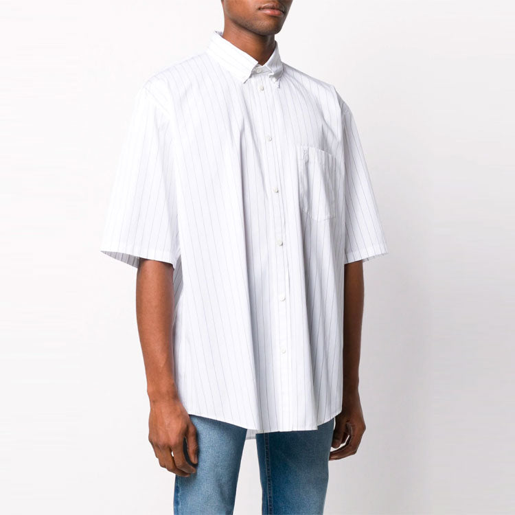 Balenciaga Symbolic Short Sleeve Shirt 'White' 621912TIM359040