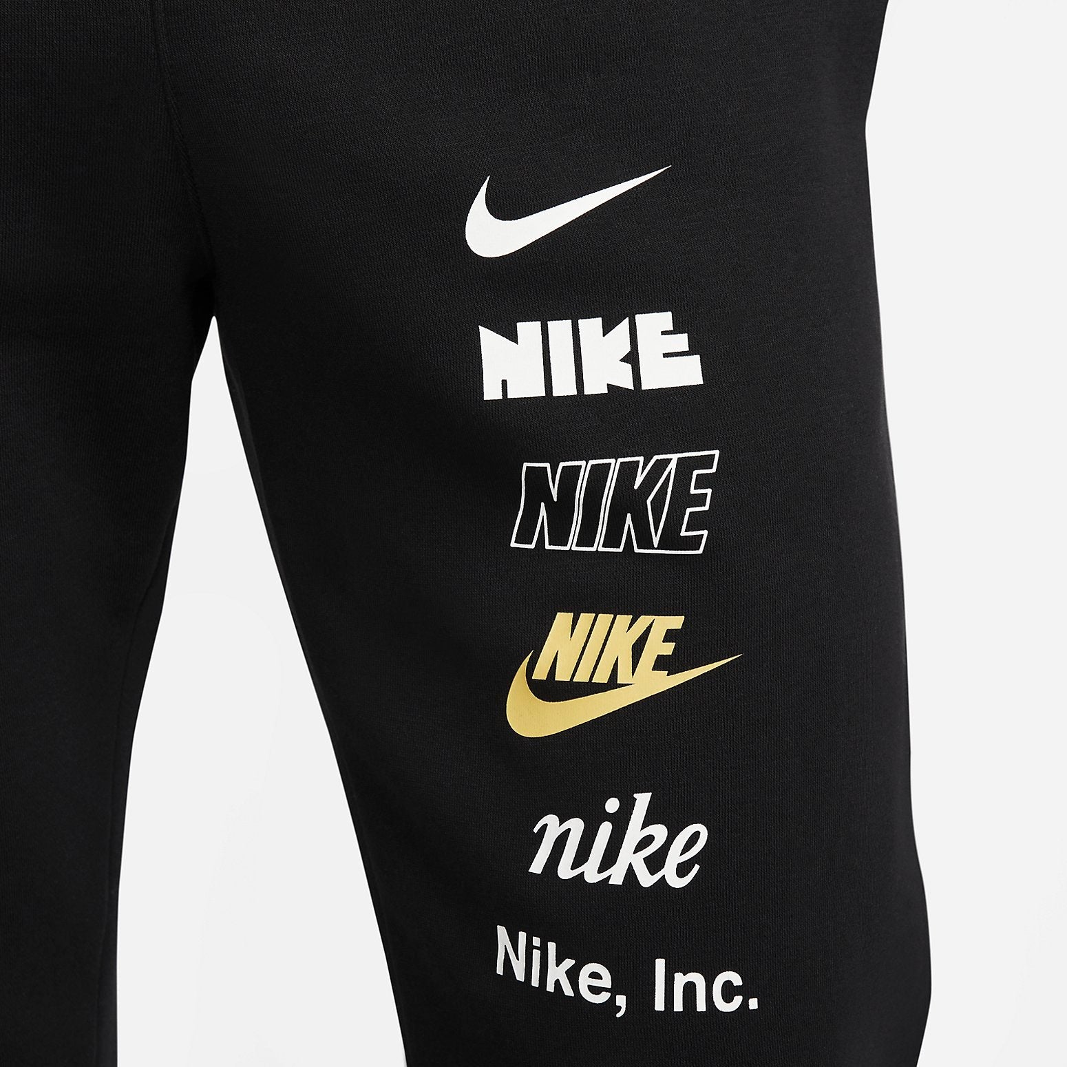 Nike Club Fleece Logo Pants 'Black' DX0796-010