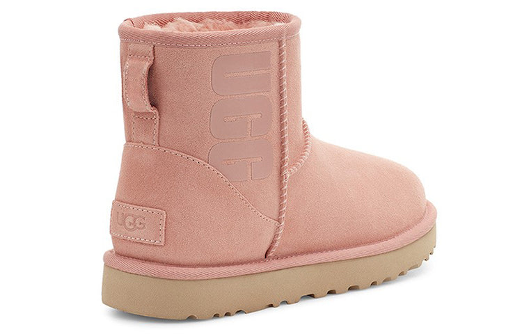 (WMNS) UGG Classic Mini UGG Rubber Logo 'Pink' 1108231-LSS