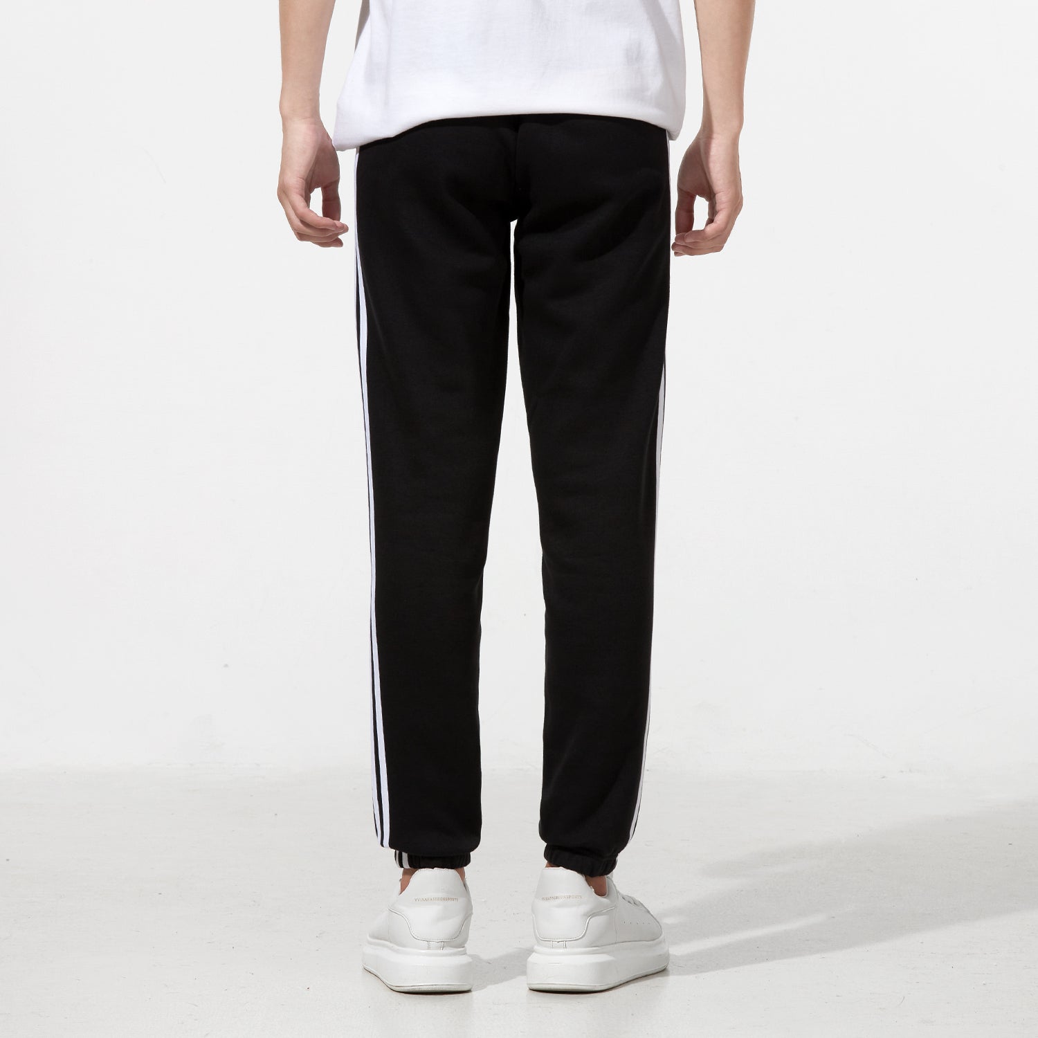 Men's adidas 3s Fl Te Pt Casual Sports Running Side Stripe Long Pants/Trousers Black GK8822