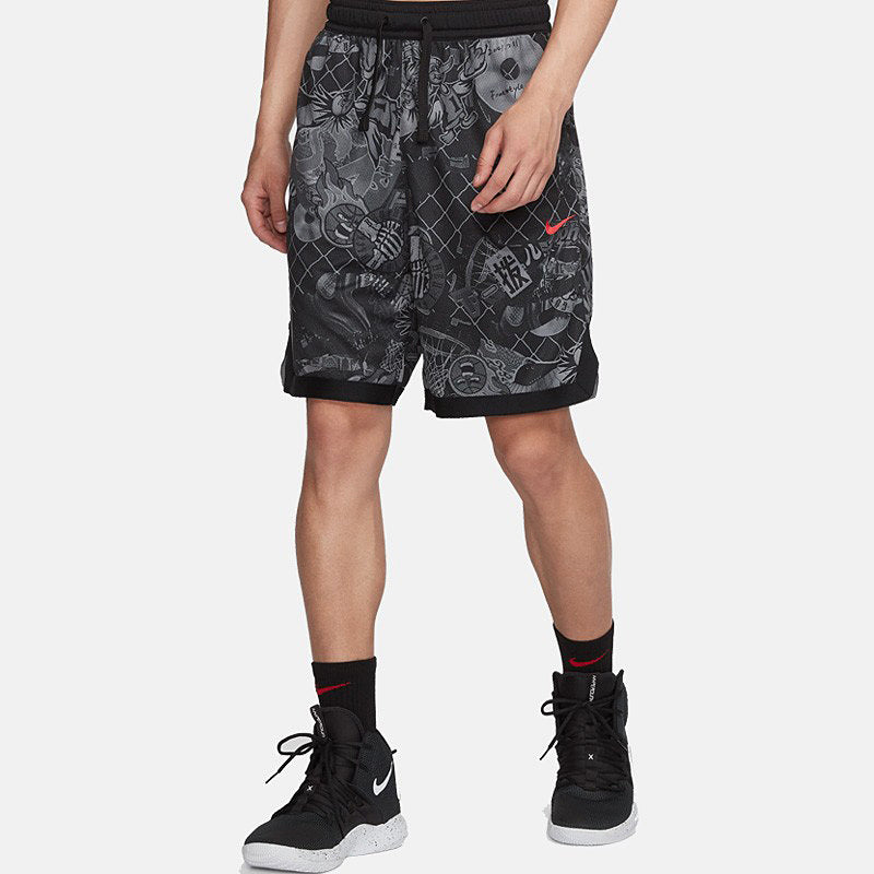 Nike Street Graffiti Basketball Sports Shorts Black CK1183-010