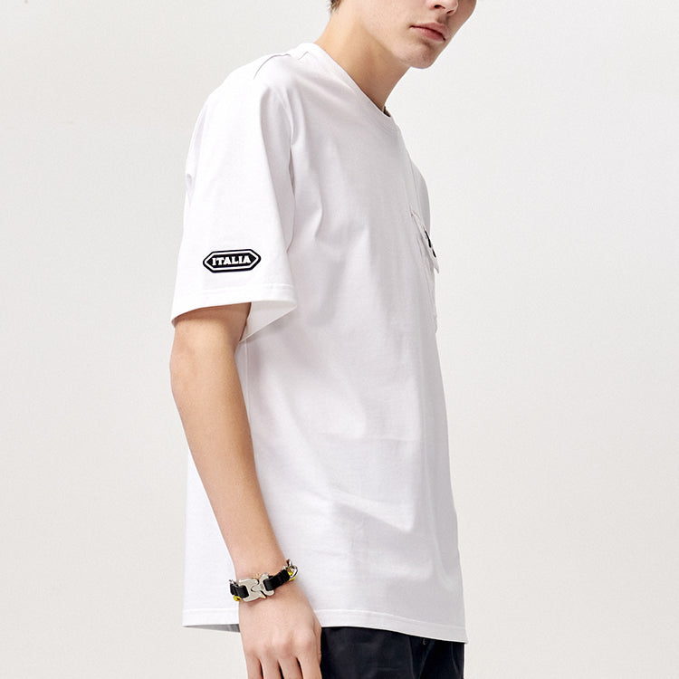 Men's FILA FUSION Round Neck Short Sleeve White T11M123106A-WT
