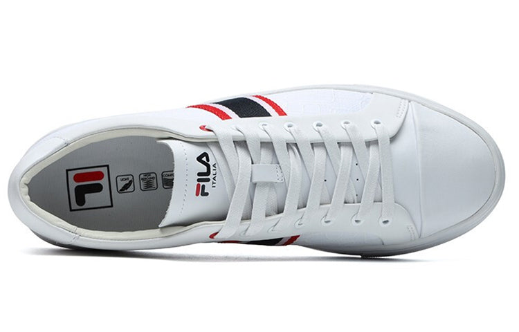 FILA 1911 Stripe Low-Top Board Shoes FILA White F12M124345FWT