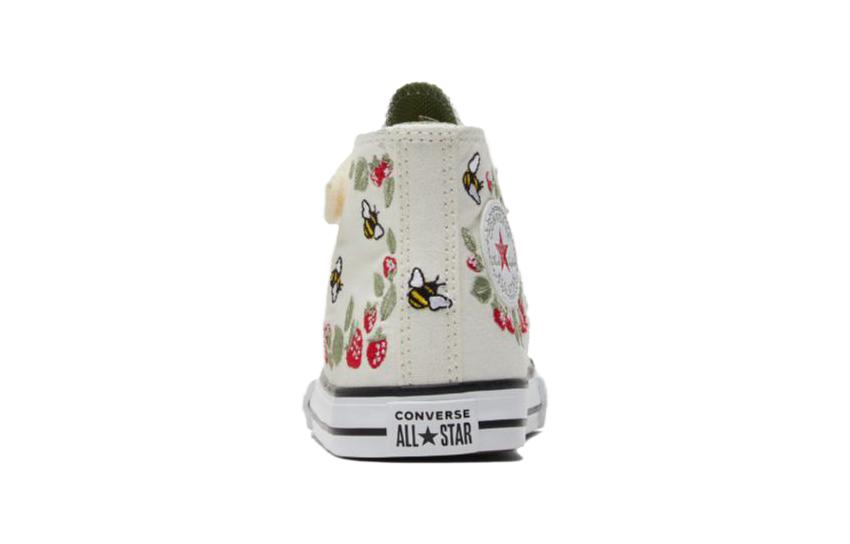(TD) Converse All Star 1V Hi 'White Strawberry' A06848C