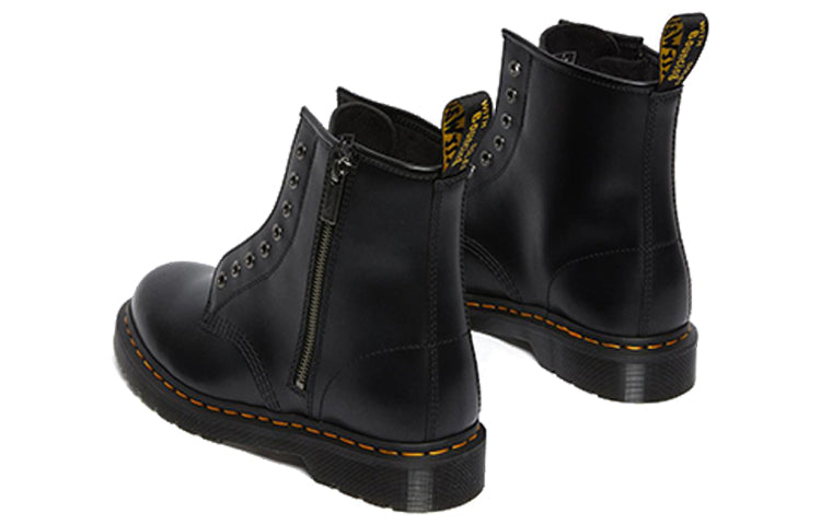 Dr.Martens 1460 Elastic Smooth Leather Lace Up Boots 'Black' 26731001