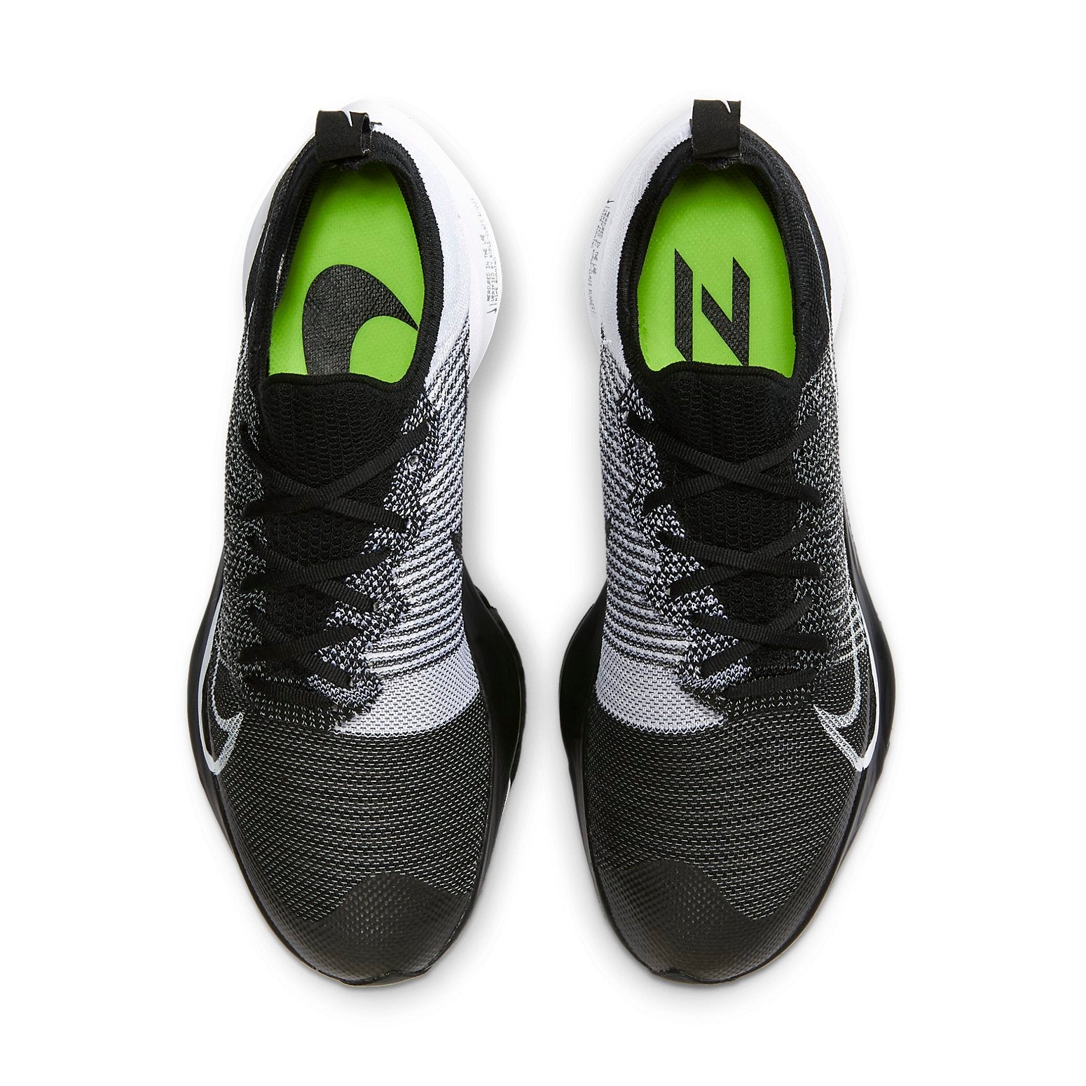 Nike Air Zoom Tempo NEXT% Flyknit 'Black White Volt' CI9923-001