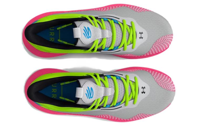 Under Armour Curry HOVR Splash 'Halo Grey Lime Pink' 3025636-102