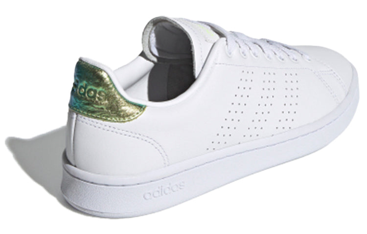 (WMNS) adidas Advantage 'White Hi-Res Yellow' FY8956