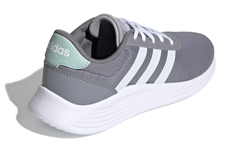 (GS) adidas neo Lite Racer Grey 'White Green' EG4018