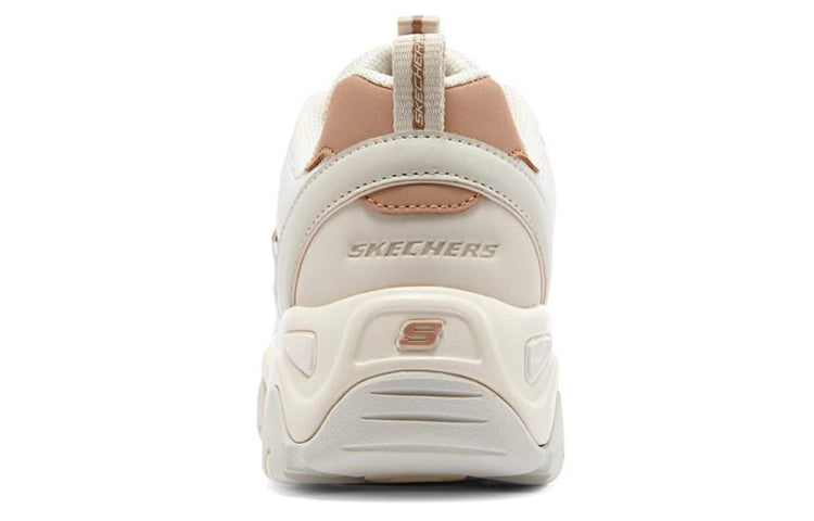 (WMNS) Skechers D'Lites 2.0 'White Pink' 896152-NAT