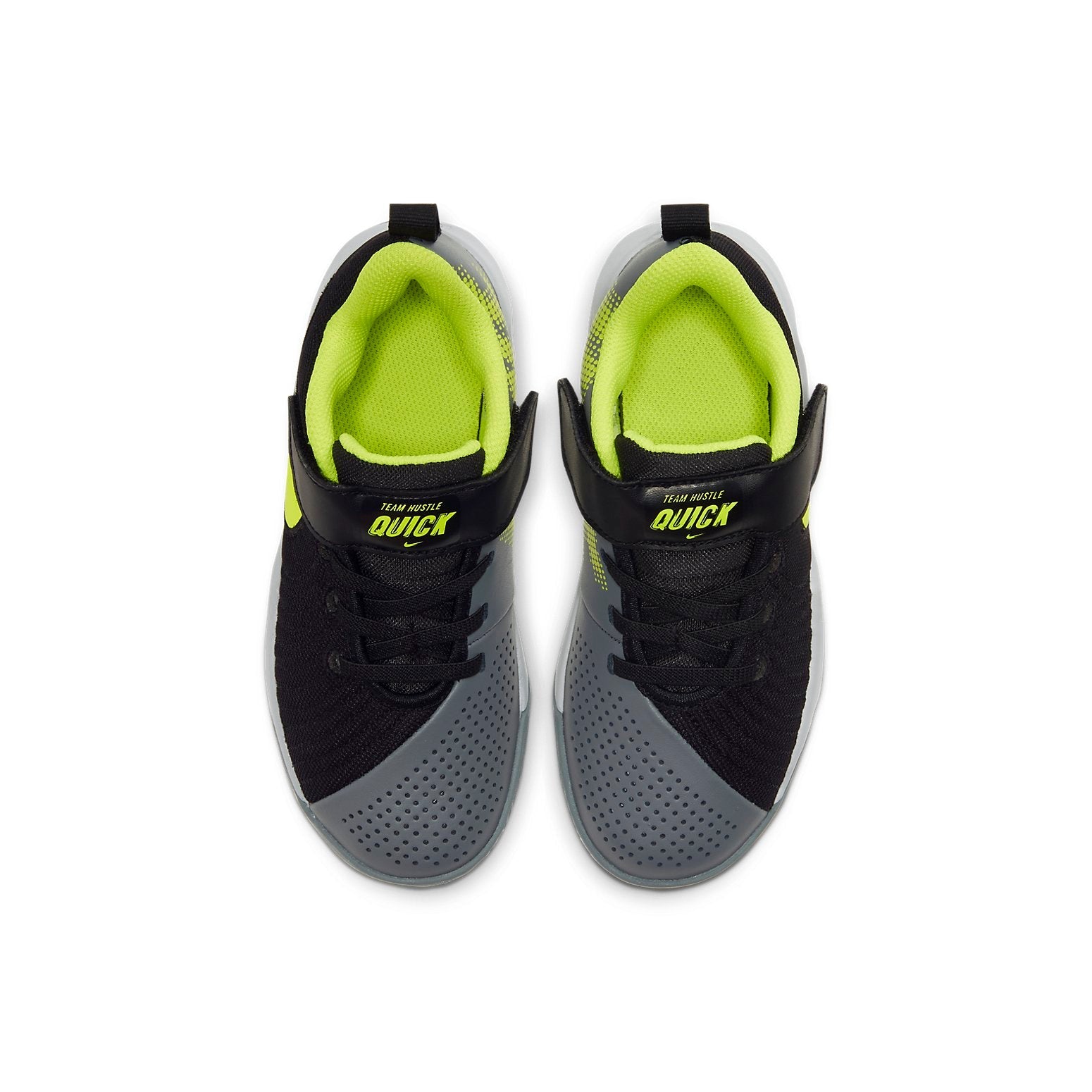 (PS) Nike Team Hustle Quick 9 'Black Lemon Venom' AT5299-007