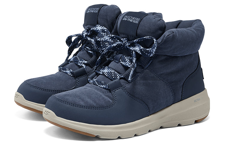 (WMNS) Skechers Glacial Ultra 'Trend Up - Navy' 144194-NVY