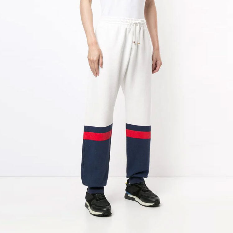 Gucci Interlocking G-patch Track Pant 'White Blue' 625403-XJCSU-9059