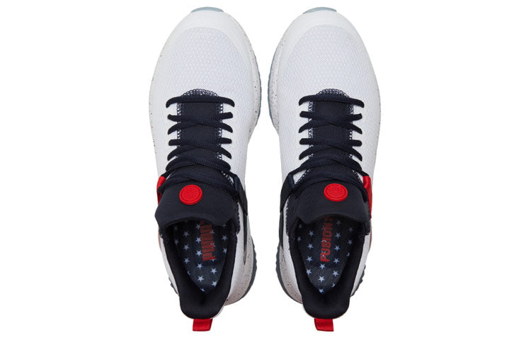 PUMA Fusion EVO Sport Shoes White/Blue/Red 195586-01