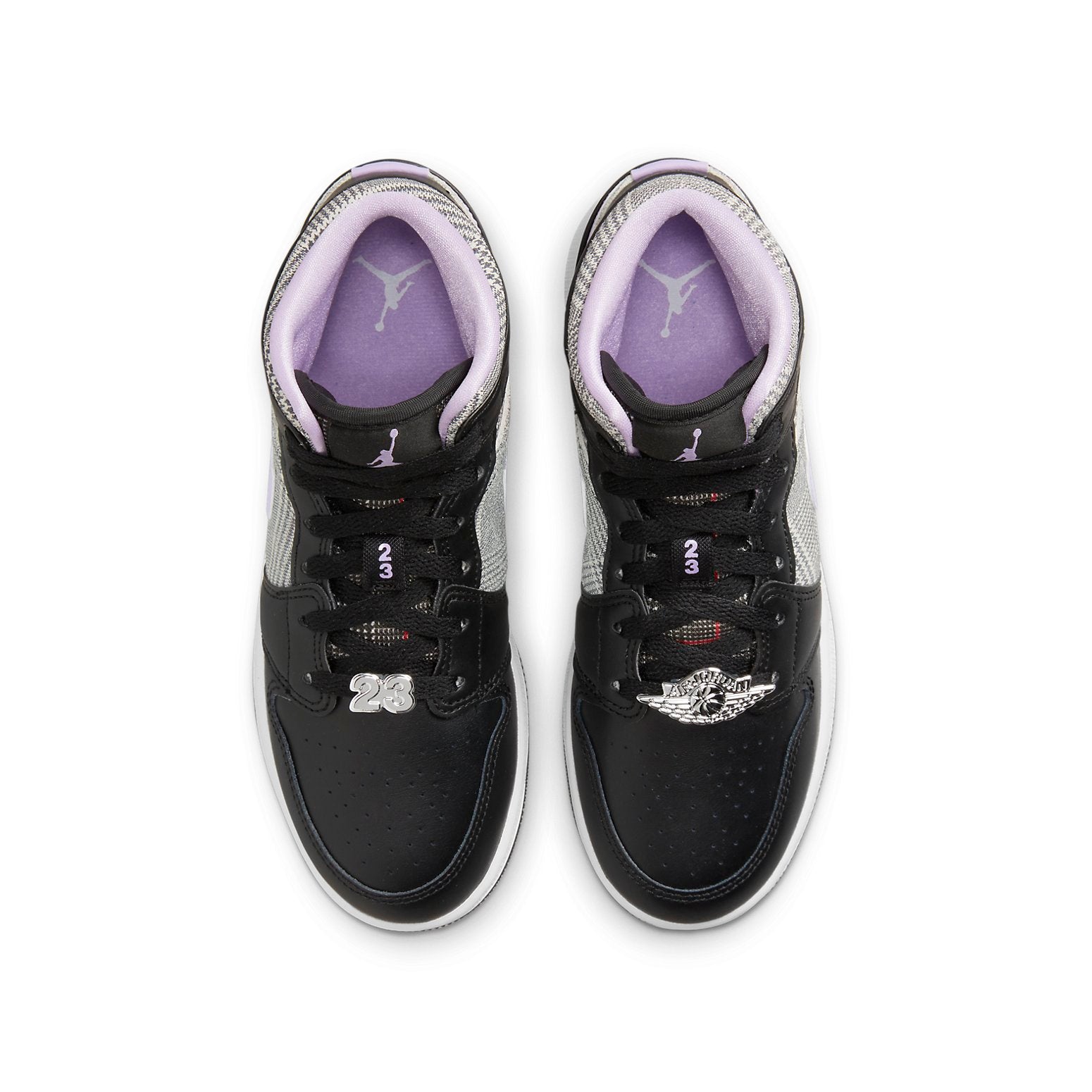 (GS) Air Jordan 1 Mid SE 'Houndstooth' DC7226-015