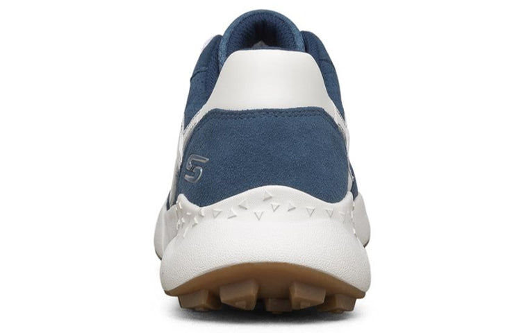 (WMNS) Skechers Bobs Gosan Running Shoes Blue/White/Brown 117139-BLU