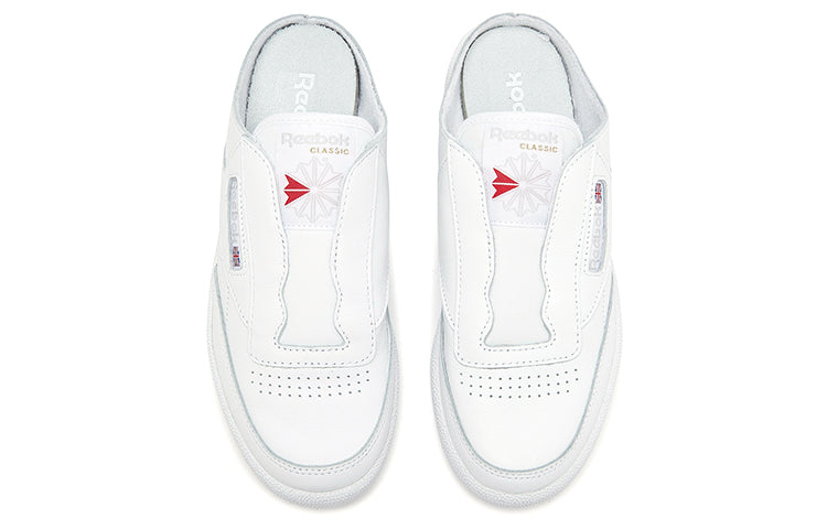 Reebok Club C Laceless Mule 'Triple White' H01583
