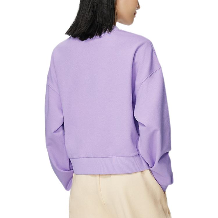 (WMNS) Li-Ning Lifestyle Classic Pullover 'Purple' AWDS634-3