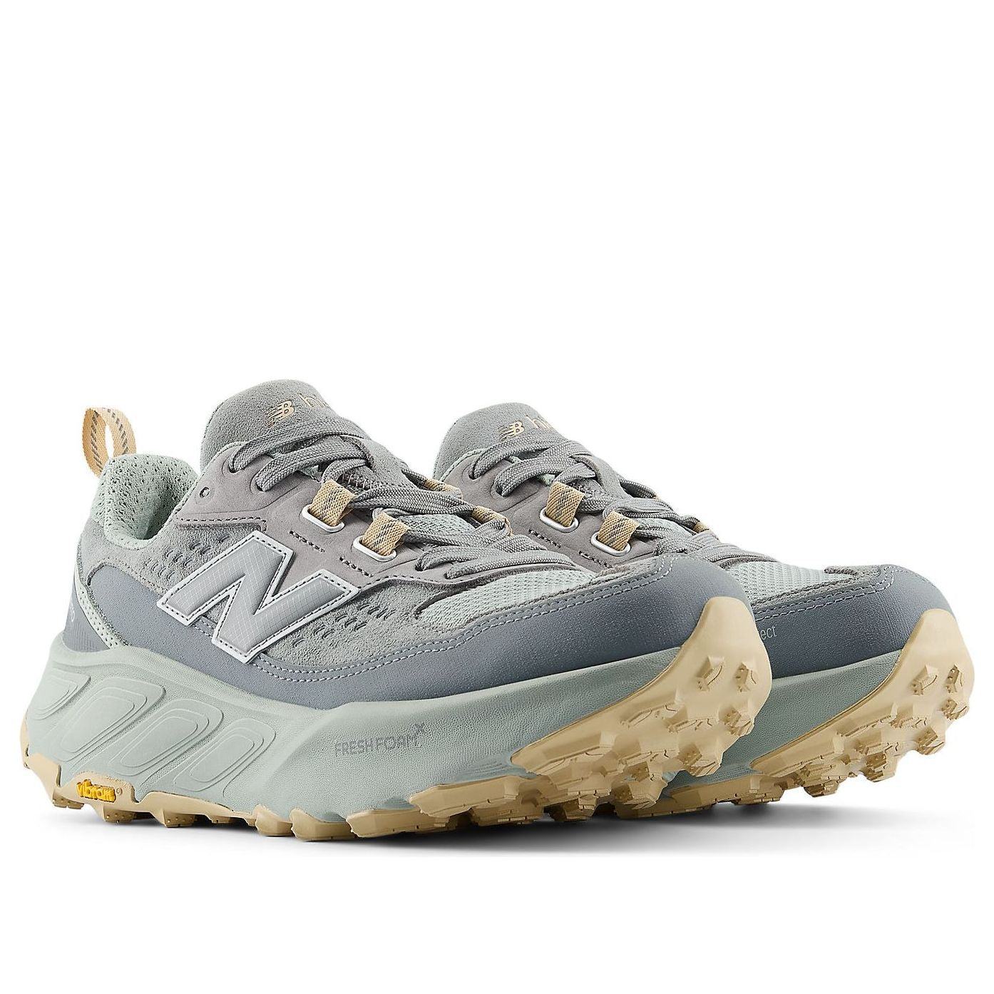 (WMNS) New Balance Fresh Foam X Hierro v8 'Concrete Flat White Deep Olive' WHIET6QZ