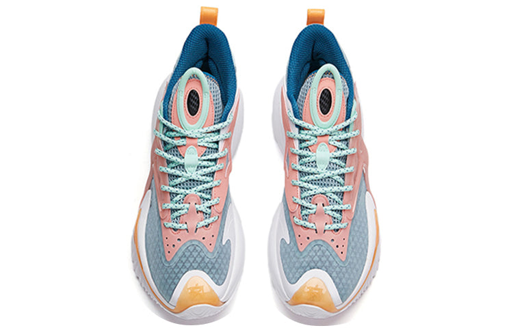 ANTA Shock The Game 5 Mid 'Pink Green' 112131601-3