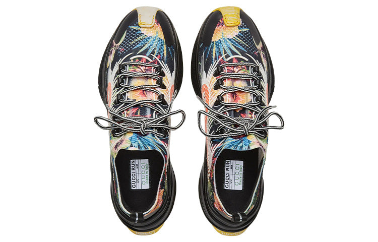 Gucci Run Sneaker 'Floral  Black' 698547-UZJ10-8560