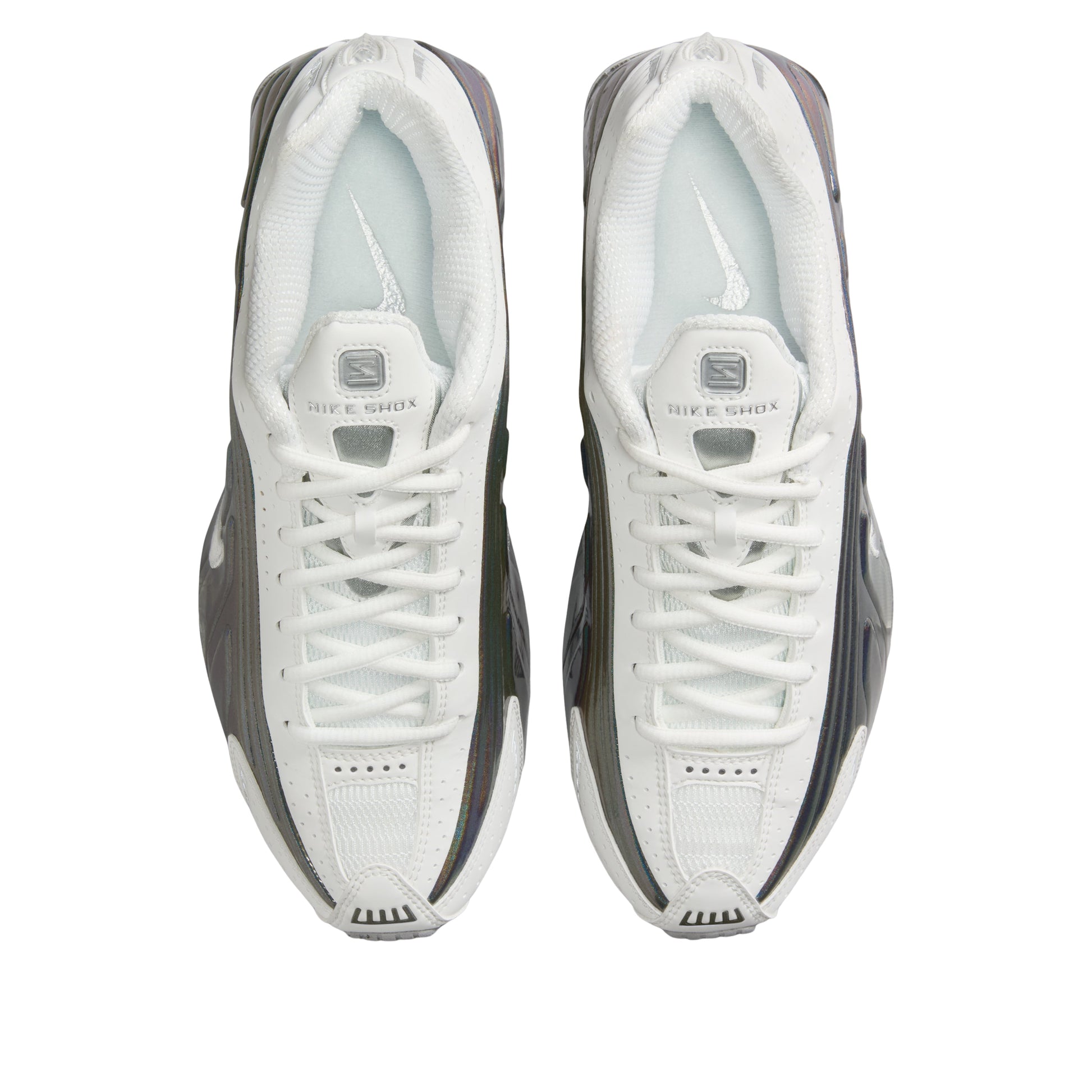(WMNS) Nike Shox R4 'Summit White Hydrangea Metallic Silver' IB7703-100