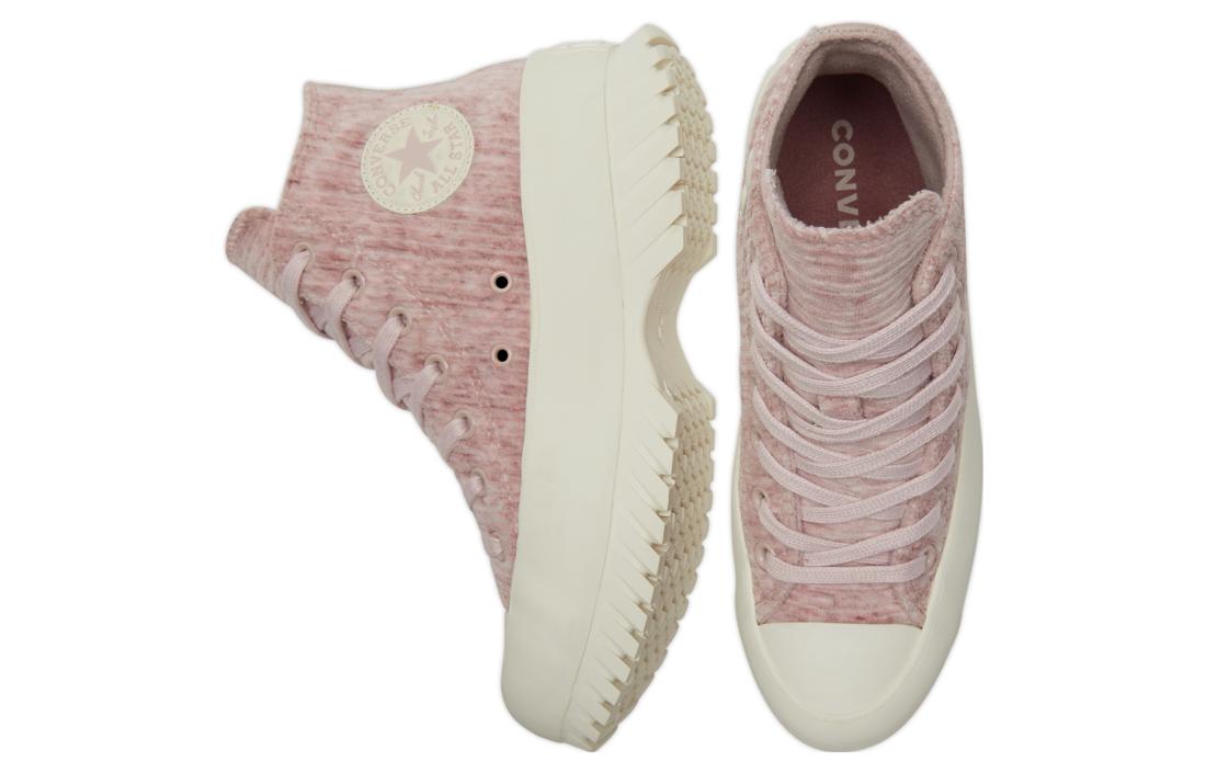 Converse Chuck Taylor All Star Lugged 2.0 High 'Striped Knit - Stone Mauve' A03243C