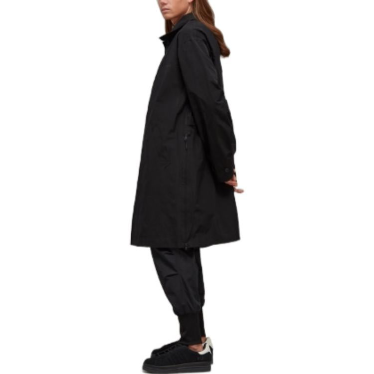 adidas Y-3 Classic Dorico Nylon Car Coat 'Black' HN4328