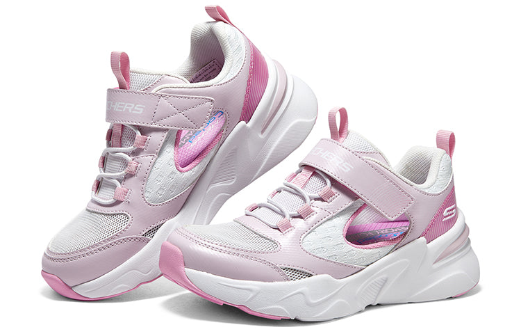 (GS) Skechers D'lites Sneakers 'Pink White' 319025L-PKW