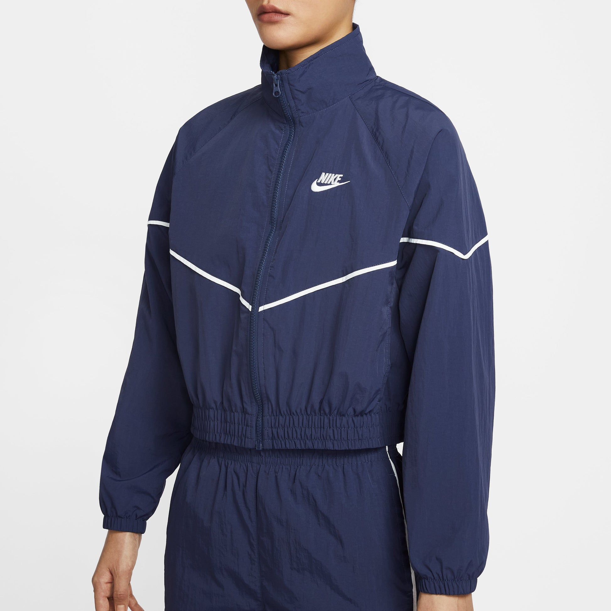 (WMNS) Nike Windrunner Oversized Woven Jacket 'Midnight Navy Sail' IM8028-410