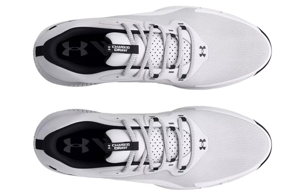 Under Armour Charged Draw 2 Wide Golf Shoes 'Halo Grey' 3026401-101