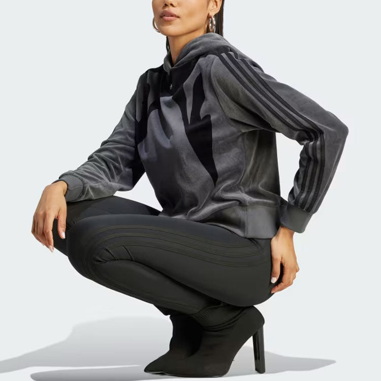 (WMNS) adidas Cut Line Hoodie 'Grey' II5650
