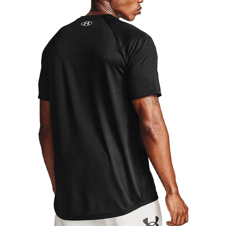 Under Armour Big Logo Tech Short Sleeve T-Shirt 'Black Grey' 1357234-001