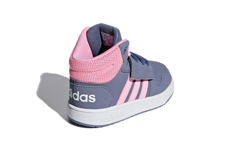 (TD) adidas Hoops 2.0 Mid 'Blue Pink' F35832