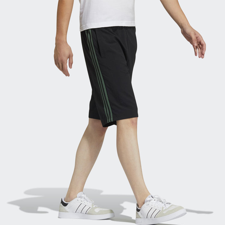 adidas neo Graffiti Pattern Printing Shorts Black GP4833