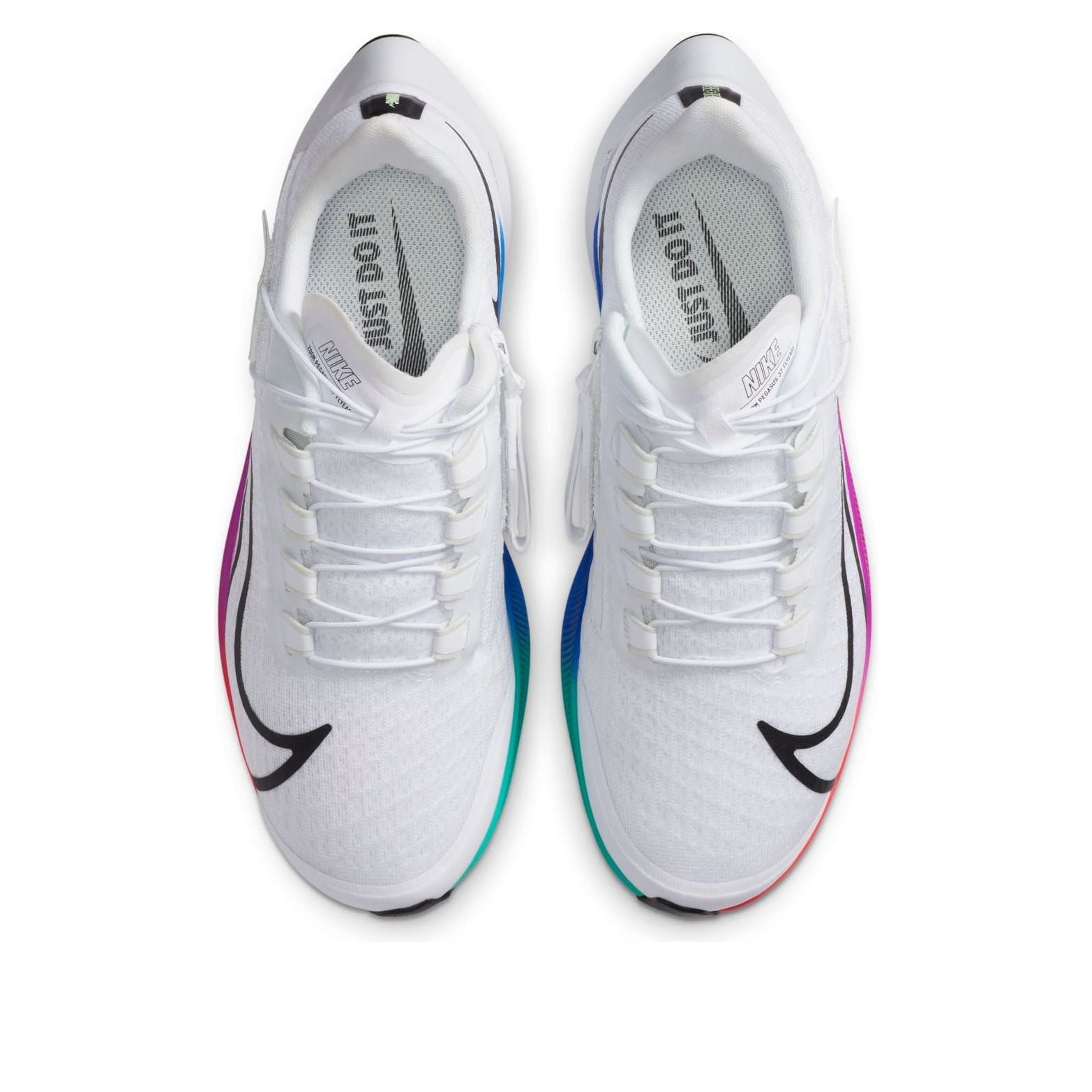 (WMNS) Nike Air Zoom Pegasus 37 FlyEase 'Black White Blue' CV1769-100